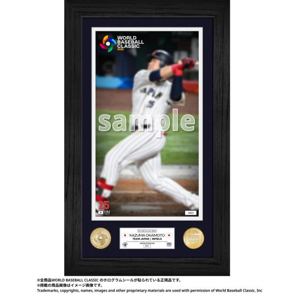 【予約】2026 World Baseball Classic 日本代表 出場記念 岡本和真 ダブルコインフォトミント 6月中旬発送