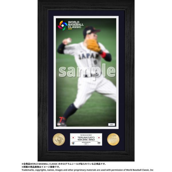 【予約】2026 World Baseball Classic 日本代表 出場記念 佐藤輝明 ダブルコインフォトミント 6月中旬発送