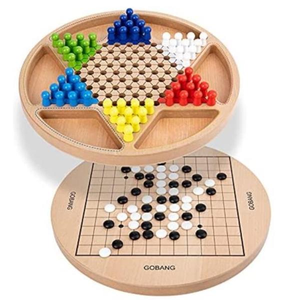 ダイヤモンドゲームボード 5 つの伝統的な戦略ボードゲームは 家庭とパーティーです