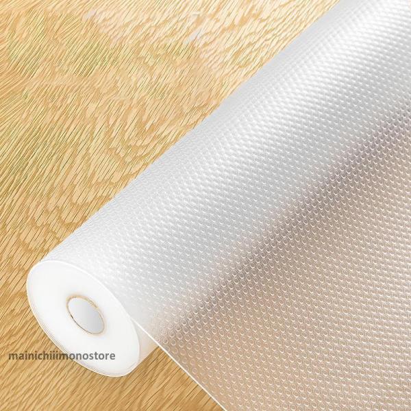 [滑り止め?非粘着性] 両面とも非粘着性の素材なので、ライナーを簡単に取り出して掃除することができます。 食器棚シートは、虫、油、汚れと台所用品の滑りを防ぎ、カビの発生を有効に予防できます。台所用品や本やなどの品物の保護に役立たちます。[高...