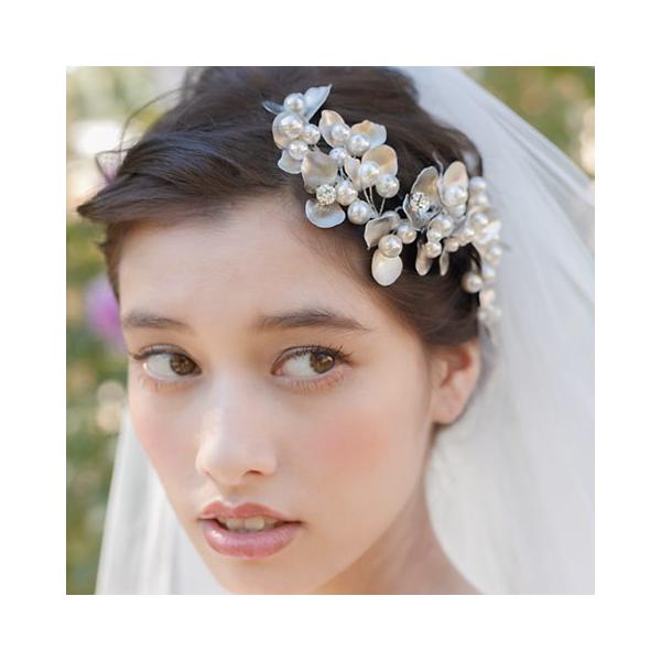 ミュゲフラワー ヘッドドレス シルバー Mimi Cannelle ミミ キャネル ウェディング ブライダル ヘッドアクセサリー 花 Prettyfunnyballoons Com