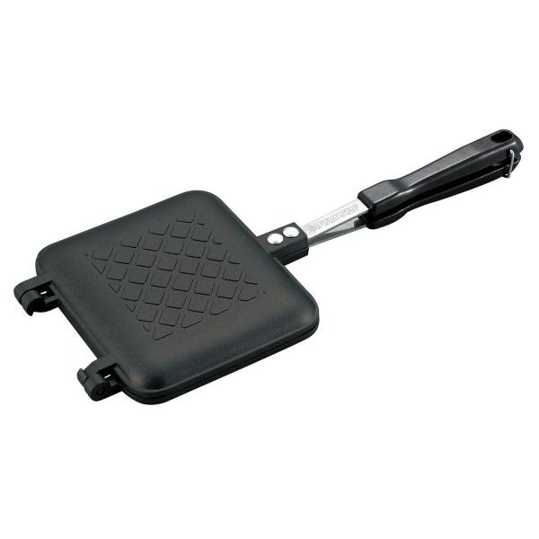 他サイト： キャプテンスタッグ BBQ用 キャスト アルミホットサンドトースター 直火 トーストメーカーUG-3005の商品画像