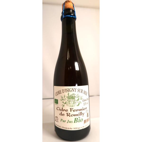 ロミリー果樹園 シードルエクストラドライ BIO 5.5% ハーフボトル 375ml 大辛口 - Romilly Cidre Extra Dry (Brut Amertume)