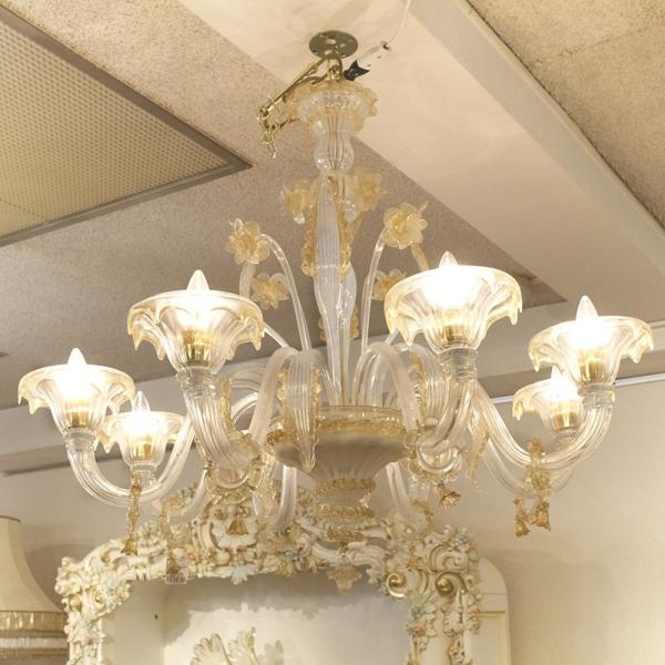 値下げ済み⚠️ムラーノ島 ベネチアングラスベネチアシャンデリア特殊