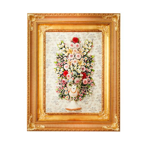 カモ画 アンティーク 調額縁 イタリア 輸入 額絵 天然木 フレーム インテリア maisondumarche_210009122203