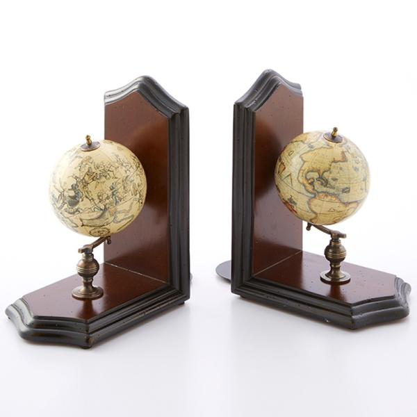 オーセンティックモデルズ 激安卸販売新品 グローブ ブックエンド ブックスタンド 本 本立て 地球儀 球体 小物 インテリア 輸入雑貨 卓上収納 Authenticmodels 地球