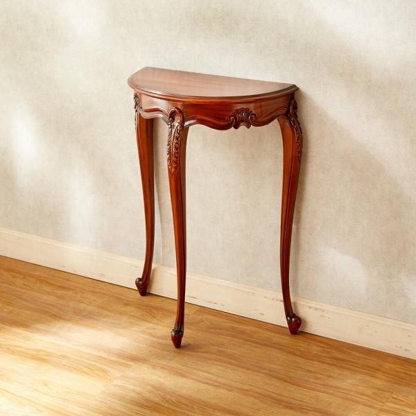 ジャンセン ルイ15世様式 半円型 サイドテーブル 幅48cm / コンソール