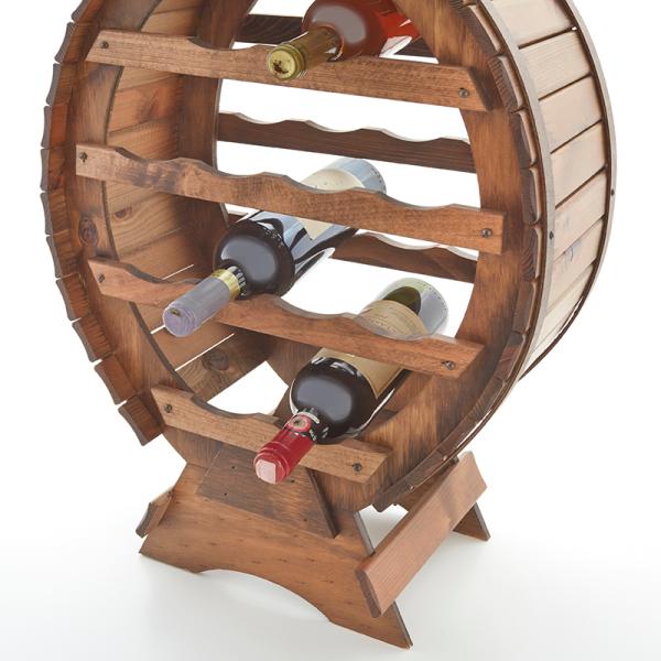イタリア製 樽型ワインラック 幅46cm / ワインラック ボトルラック