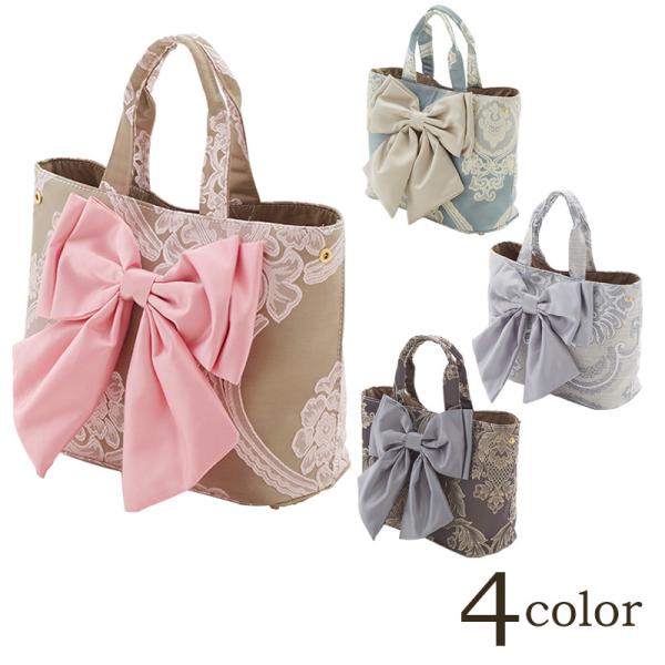 Bluemarineピンクリボンのブラックハンドバッグ Bluemarineピンクリボンのブラックハンドバッグ Blumarine