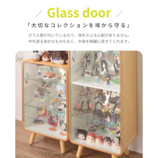 フィギュアケース コレクションケース ガラスケース ショーケース アクリルスタンド 収納棚 PT611Maison Plus Yahoo
