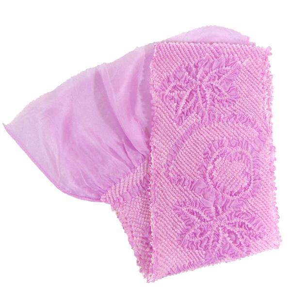 素材 正絹 100％サイズ 長さ 約96cm 幅 約14cmうすむらさき色の帯揚げです。★光の加減により写真の色と実際の商品の色が異なることがあります。★絞りの柄が写真と異なる場合があります。