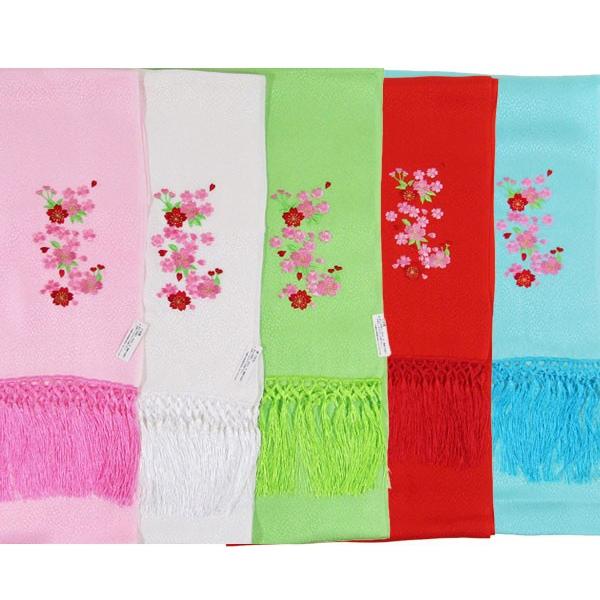 七五三正絹刺繍しごきsksl01-05 : 京の舞姿 - 通販 - Yahoo