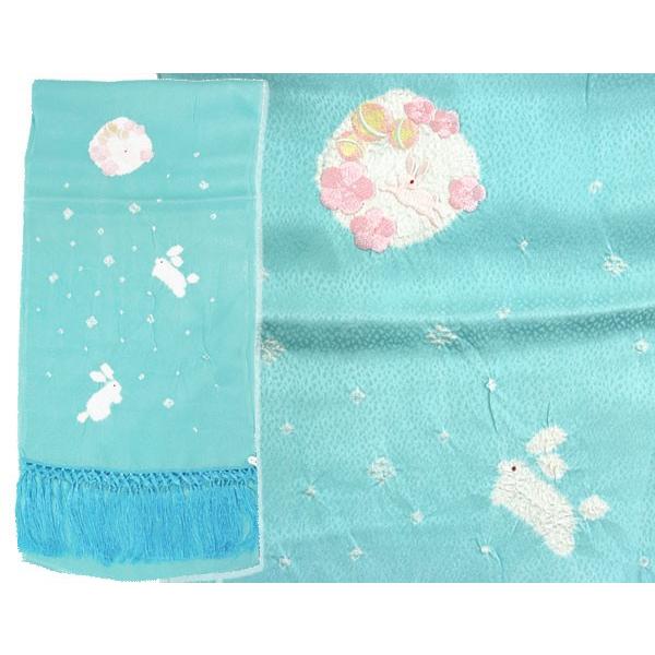 七五三正絹絞り梅刺繍うさぎしごきsksv01-04 : 京の舞姿 - 通販