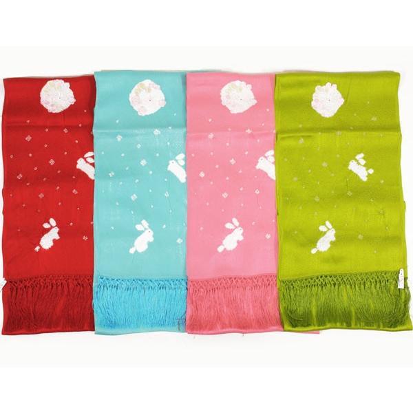 七五三正絹絞り梅刺繍うさぎしごきsksv01-04 : 京の舞姿 - 通販