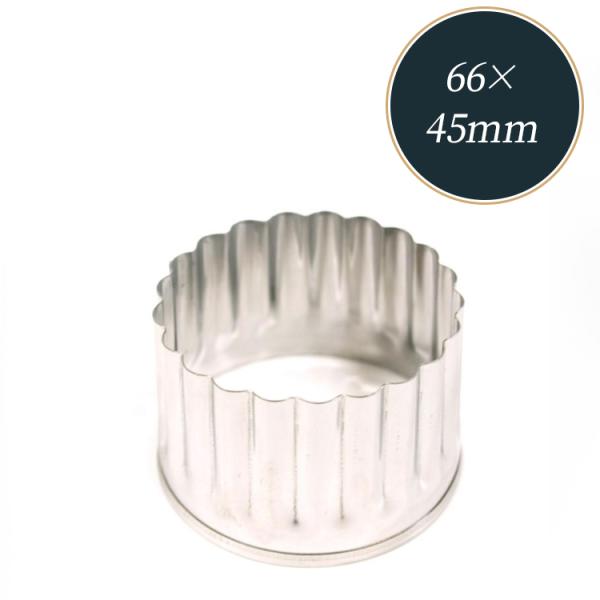 サイズ（約）：66×高45mm素材：ステンレス 製造国：日本クッキー抜き型におきましては、わずかな歪みやズレがみられる場合がございます。製造工程上や品質上やむを得ないものであり、良品となっておりますので商品の返品、交換に関しましては不良とは...