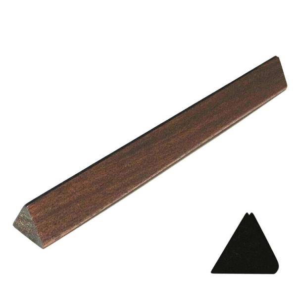 菓道一菓流 練習用三角棒 黒クルミ | 和菓子道具 押棒 押し棒 三角べら