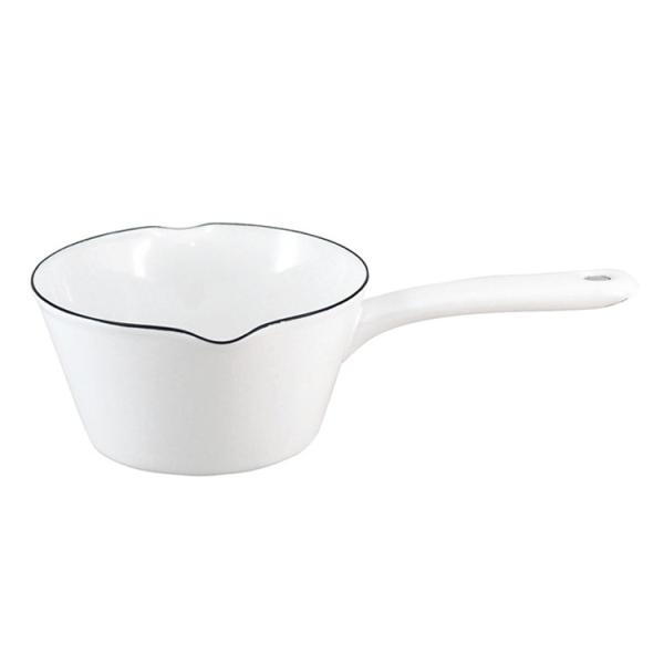 他サイト： 富士ホーロー ミルクパン 14cm IH対応不可 蓋無し 片手鍋 ハニーウェア [N-14M] | 14センチ FUJIHOROの商品画像