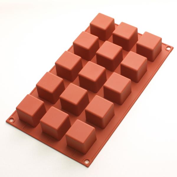 シリコマート 6枚セット シリコン型キューブ3.5cm型 15個取