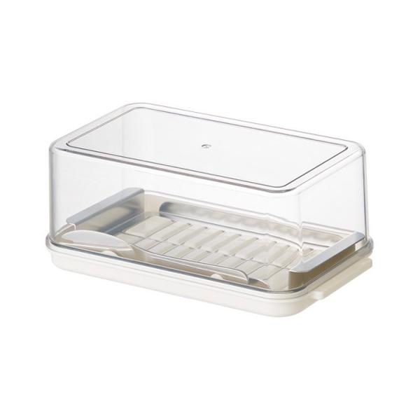 ｛ご購入前のご注意｝必ずバターを常温に戻してからカットしてください。無理な力を加えるとステンレスカッターが変形します。｛商品仕様｝材質：[フタ]AS樹脂、[本体]ポリプロピレン、[カッター・ナイフ]ステンレスサイズ（約）：190×107×高...