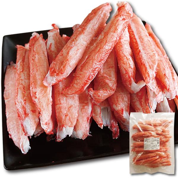 スケソウタラのすり身を使用し、カニから抽出したエキスを加えたかに風味が楽しめるかまぼこです。かにかまぼこは、味や形、色合いも食感もカニのむき身を再現しました。美味しさでも見た目でも楽しめるカニカマをぜひご賞味ください。原材料名すけそうだら（...