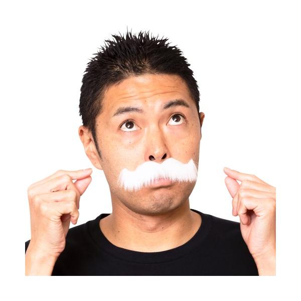 宴会の達人 紳士なひげ 白 ジェントルマン マジシャン 手品師 男前