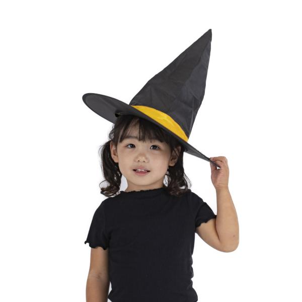 アングルウィッチハット キッズ オレンジ 魔女 まじょ 魔女の帽子