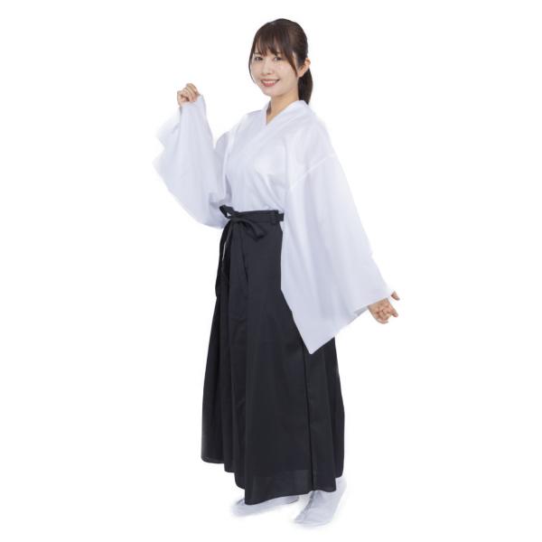 カラフル袴 黒 袴のみ 神主 巫女 神子 コスプレ アニメ 書道 弓道