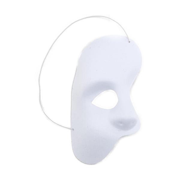 ファントムマスク ホワイト 白 オペラ座の怪人 ハーフマスク 仮面 お面