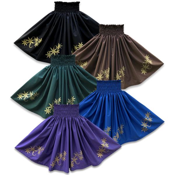 フラダンス衣装 パウスカート maka hou オリジナルパウ ティアレ