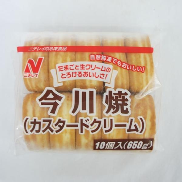 和菓子の今川焼きが冷凍で登場！調理が簡単、電子レンジ・トースター・自然解凍でＯＫ！！たまごと生クリームのとろけるおいしさ。たまごと生クリームのおいしさが引き立つカスタードクリームに仕上げました。※召し上がり方＜自然解凍＞自然解凍（室温約２０...