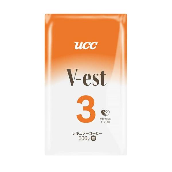 12袋セット】UCC）ヴェスト V-est NO.3 （豆）500g×12袋【業務用