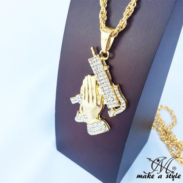 ウェッサイ Westcoast 西系 マリア ハンド プレイハンド ライフル 拳銃 Gold ゴールド 金 ネックレス ヒップホップ Hiphop 1031 Buyee Buyee 日本の通販商品 オークションの代理入札 代理購入