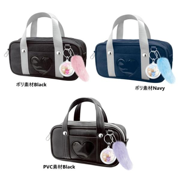 スクールバッグ風マルチポーチ ギャル スクールBAG型ペンポーチ