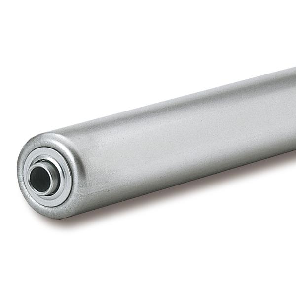 【ご注意下さい。】・ローラ幅には公称幅と実寸幅がございます。・パイプ肉厚はJIS規格により最大12％程度マイナスになる場合があります。・お客様で軸を準備される場合、軸径はマイナス公差でお願い致します。【特長】・スチール製ローラ・ローラ径φ4...