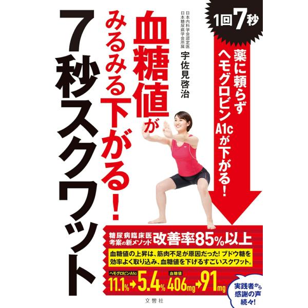 血糖値がみるみる下がる！7秒スクワット 1回7秒！ 薬に頼らずヘモグロビンＡ1cが下がる！