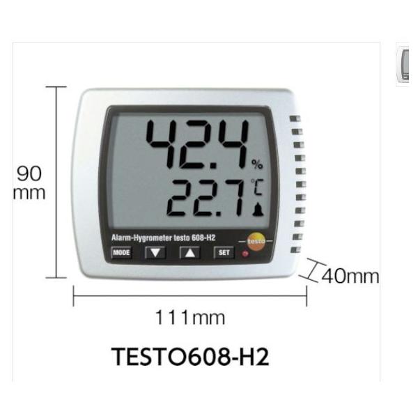 TESTO608-H2 テストー 卓上式温湿度計（ＬＥＤアラーム付） TESTO608H2