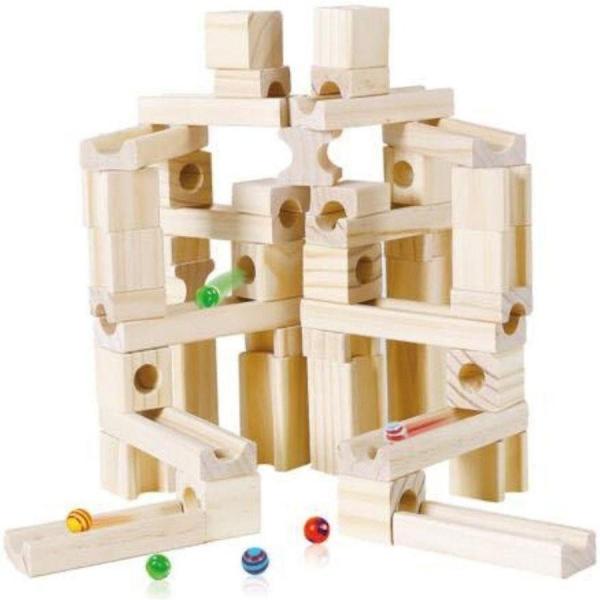 80pcs ビー玉転がし キュボロ同様 知育玩具　onshine社 makinoshojistore_p21029130688a