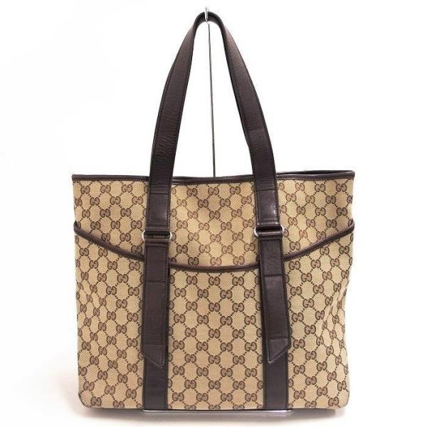 GUCCIトートバッグ GGキャンバス ベージュ ブラウン レザー グッチ 楽天市場】【バッグ】GUCCI グッチ GGキャンバス ホースビット