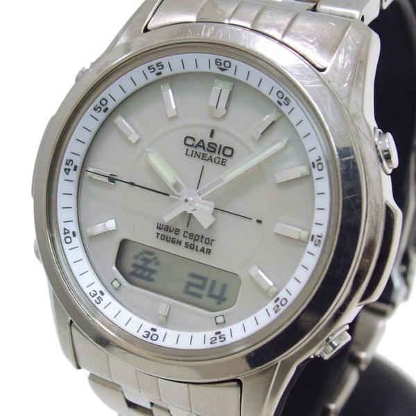 稼働 カシオ リニエージ LCW-M100T　電波ソーラー チタン compass1686117780.jpg
