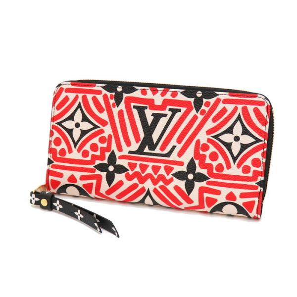 【美品】ルイヴィトン クラフティジッピー ウォレットクレームルージュM69436 mako78_n20082800301