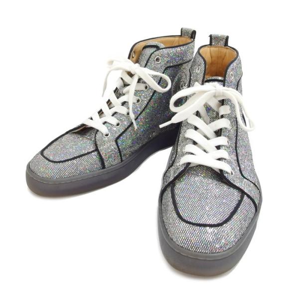 クリスチャンルブタン　ハイカット　スニーカー　ラメ　グリッター　23cm 楽天市場】クリスチャンルブタン スニーカー ハイカット