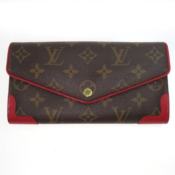 ルイヴィトン モノグラム ポルトフォイユサラ レティーロ スリーズ　レッド LOUIS VUITTON VUITTON/ルイ・ヴィトン ポルトフォイユ サラ