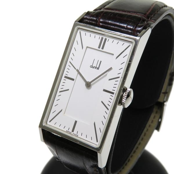 h*a様 稼働品 正規品 dunhill デイト メンズ腕時計 電池交換済 G3 dunhill（ダンヒル） 8036 社外製ベルト 電池交換済 ウェイファー