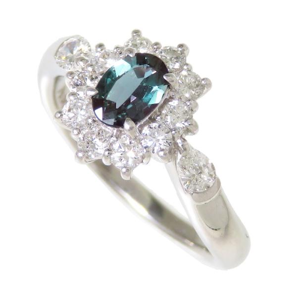 13号 アレキサンドライト 0.439ct ダイヤモンド 計0.58ct リング 13号 アレキサンドライト 0.439ct ダイヤモンド 計0.58ct リング
