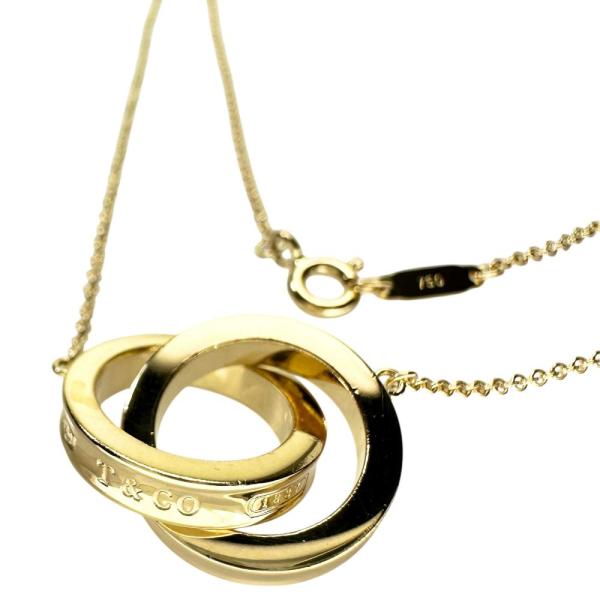 ティファニー ネックレス インターロッキング Au750 18金 コンビ 925 ティファニー インターロッキング ネックレス ティファニー 18金