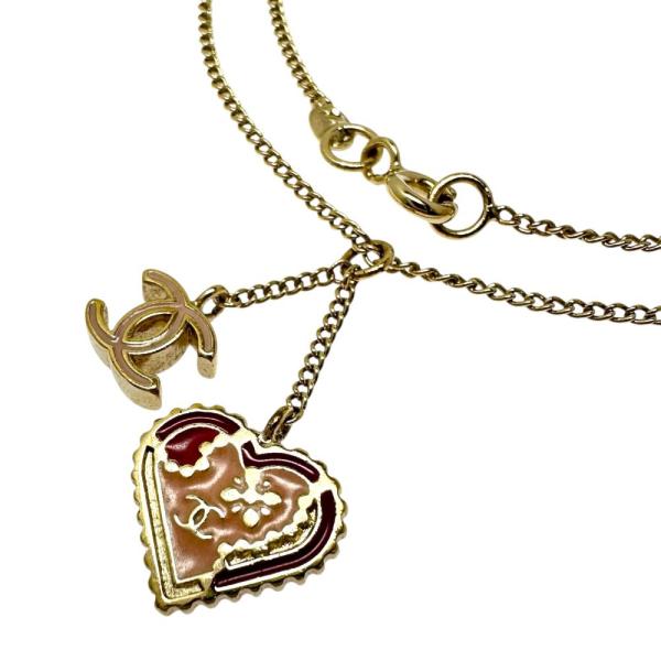 CHANEL（シャネル） ココマーク ハート ネックレス メタル 3.6g 43cm