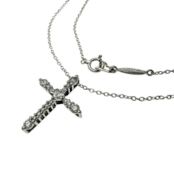 AHKAH（アーカー） クロス ダイヤモンド 計0.33ct ネックレス K18WG