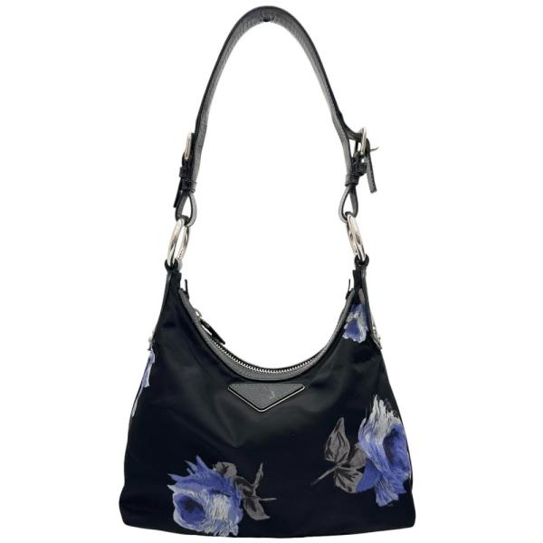 【希少】PRADA プラダ　ワンショルダーバッグ　フラワー　ナイロン PRADA（プラダ） フラワープリント ワンショルダーバッグ ショルダー