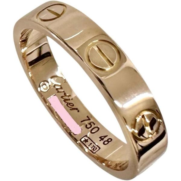 カルティエ ミニラブリング8号 ピンクゴールド 目立った傷や汚れなし Cartier（カルティエ） 8号CARTIER/カルティエ ミニラブ リング・指輪
