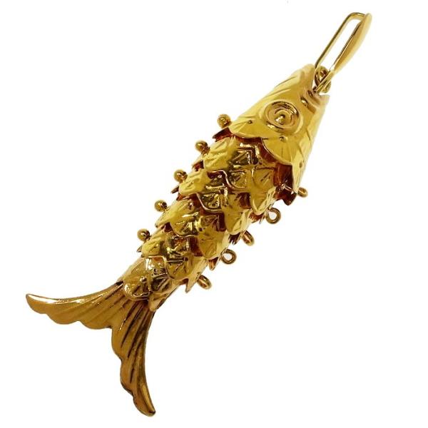 魚モチーフ ペンダントトップ 18k刻印ですが訳ありです。 魚モチーフ ペンダントトップ 18k刻印ですが訳ありです。 楽天